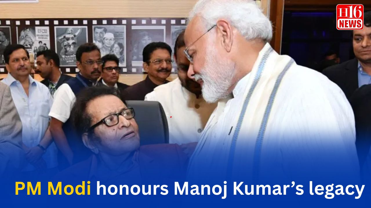 PM Modi honours Manoj Kumar’s legacy
